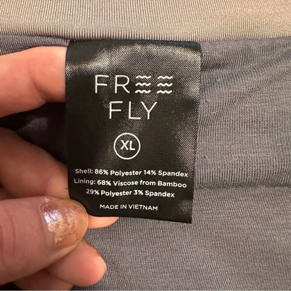 Free Fly Women's Bamboo Lined Breeze Short 4" XL Grey - Picture 5 of 6